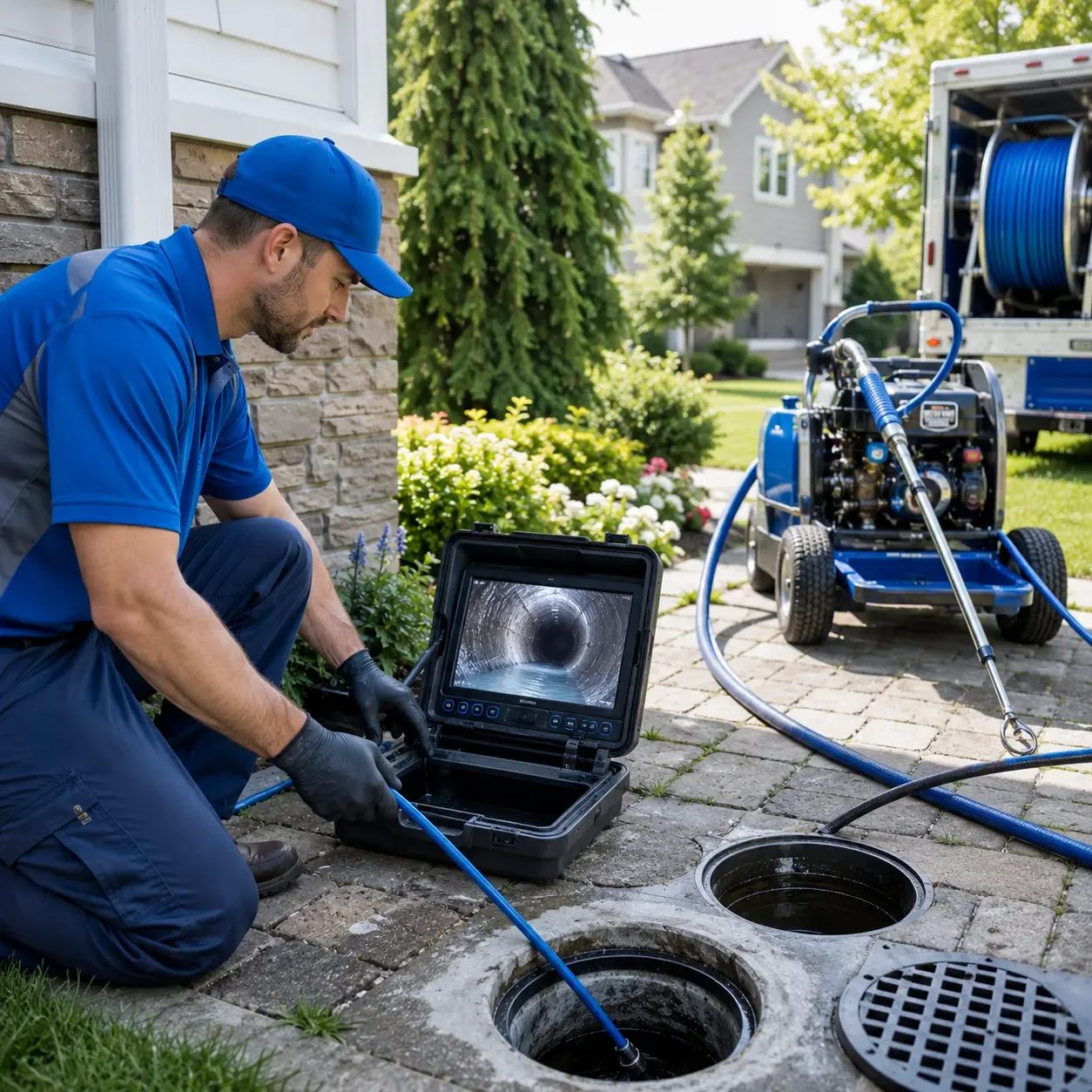 Outdoor drain cleaning professionals serving Farmville, NC